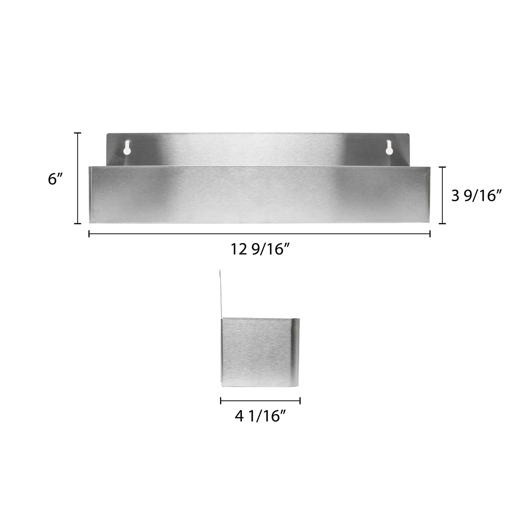 Excellante 22-Inch Stainless Steel Single Speed Rails view 2