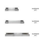 Excellante 22-Inch Stainless Steel Single Speed Rails view 3