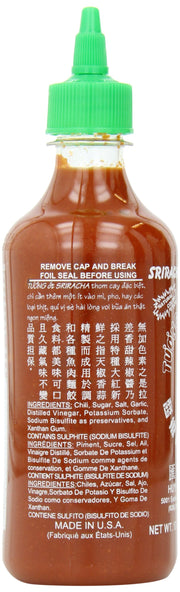 Huy Fong Sriracha Chili Sauce, 17-Ounce Bottles (Pack of 12) view 2