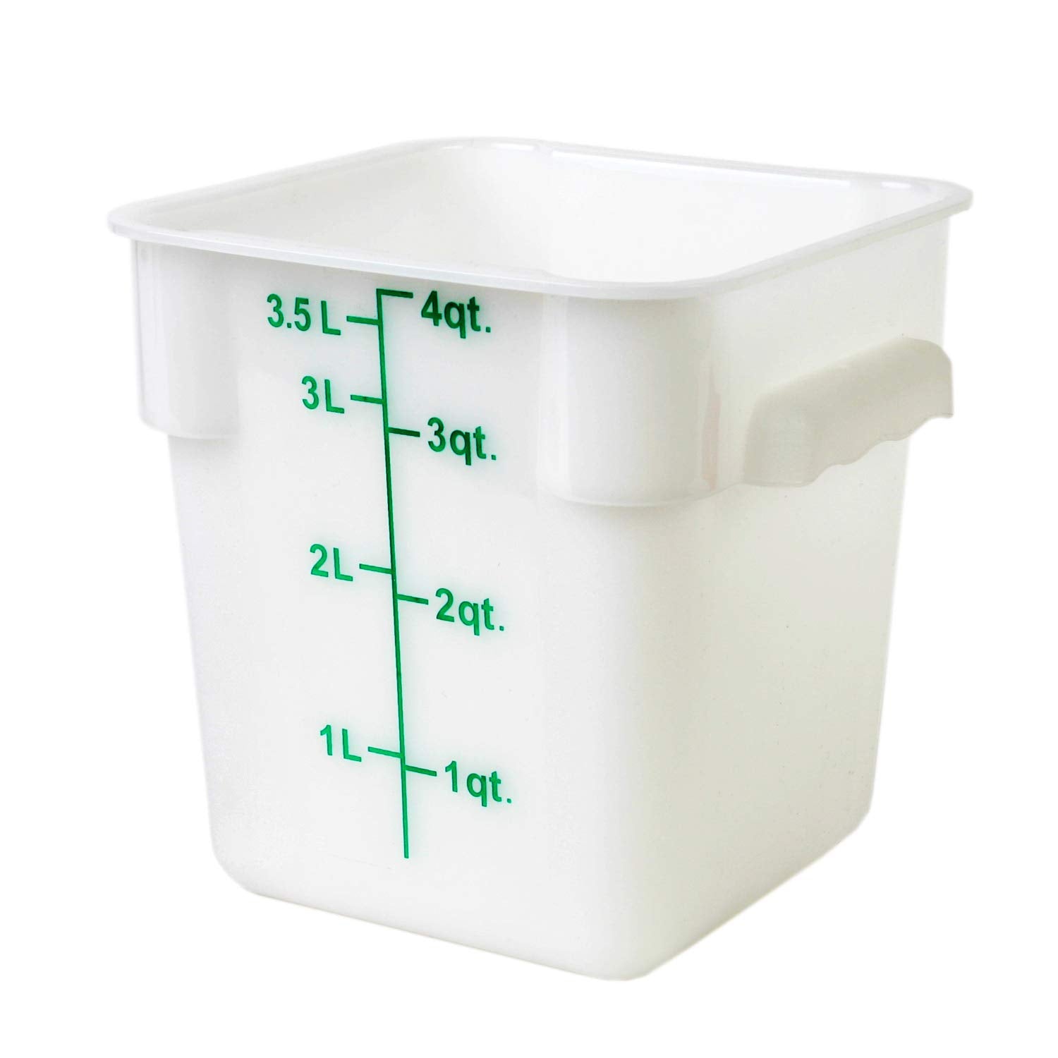 Thunder Group PLSFT004PP Food Storage Container 4 Quart Square