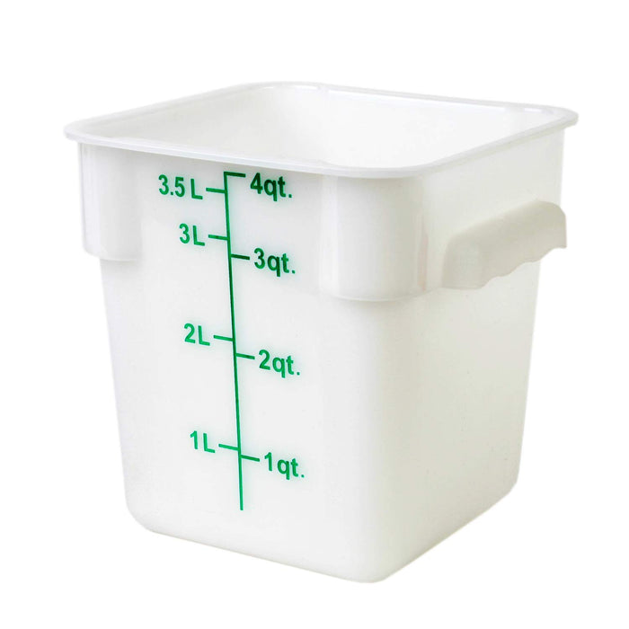 Thunder Group PLSFT004PP Food Storage Container 4 Quart Square