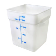Thunder Group PLSFT018PP Food Storage Container 18 Quart Square