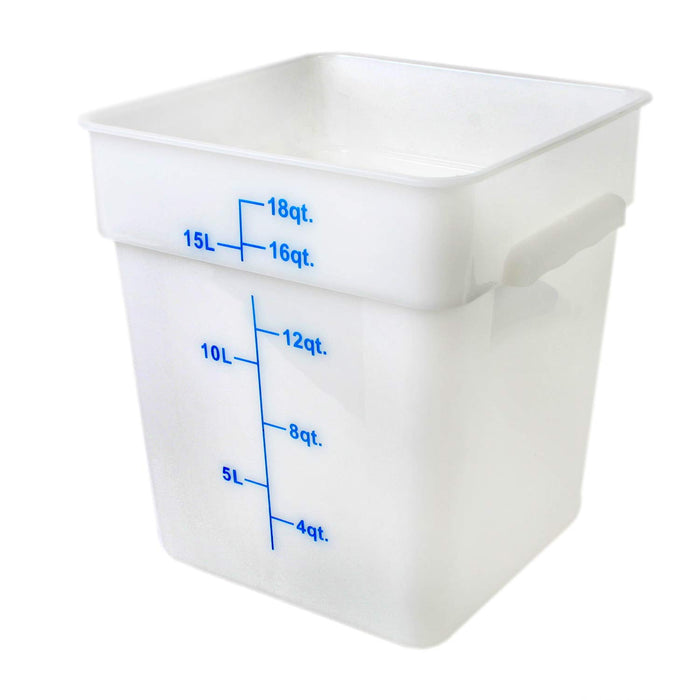 Thunder Group PLSFT018PP Food Storage Container 18 Quart Square