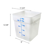 Thunder Group PLSFT018PP Food Storage Container 18 Quart Square view 2