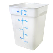 Thunder Group PLSFT022PP Food Storage Container 22 Quart Square