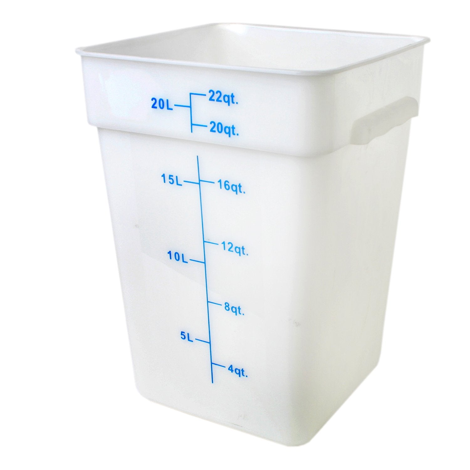 Thunder Group PLSFT022PP Food Storage Container 22 Quart Square