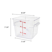 Thunder Group PLSFT006PC Food Storage Container 6 Quart Square view 2