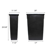 Thunder Group PLTC023K Trash Can 23 Gallon Rectangular view 2