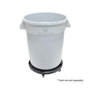 Thunder Group Excellante 5 Caster Trash Can Dollies, 18-Inch by 6-Inch, Black Plastic view 3