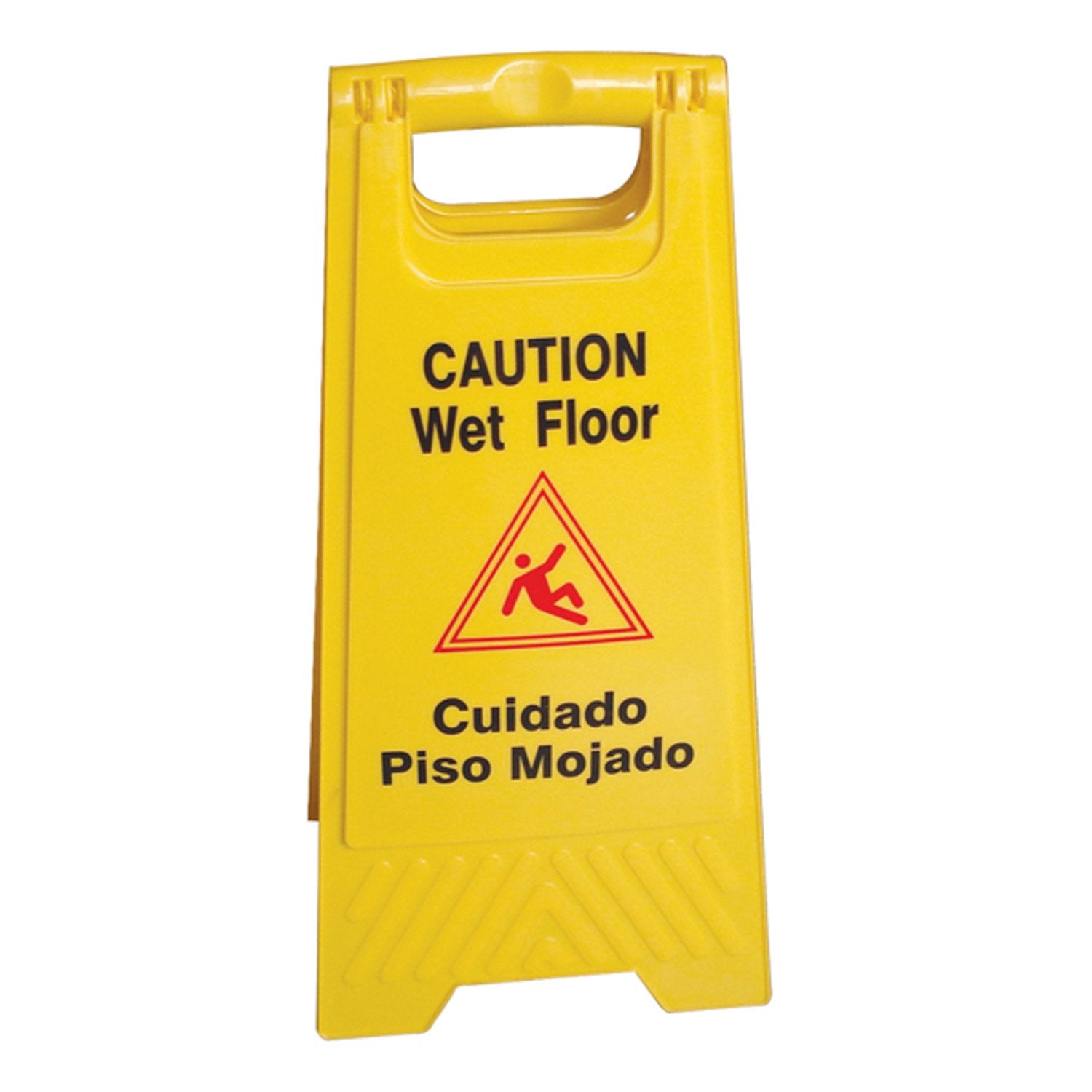 Thunder Group PLWFC024 Safety Floor Sign "Caution/Wet Floor" 24" Tall X 12" Wide