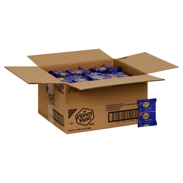 Honey Maid Graham Crackers, Bulk Lunch Snacks, 200 - .5 oz Snack Packs