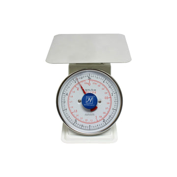 Thunder Group SCSL002 Scale, Portion, 5 lb. Capacity, Zero-Adjust dial, top Loading, Counter Model, Stainless Steel Platform, Enamel Finish
