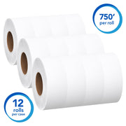 Scott Professional Jumbo Roll Toilet Paper, Bulk, 12 Rolls x 750' (07304) view 2