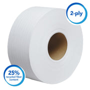 Scott Professional Jumbo Roll Toilet Paper, Bulk, 12 Rolls x 750' (07304) view 4