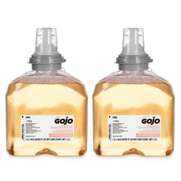 GOJO TFX Antibacterial Foam Soap Refill, Fruit Scent, 2c tx 1200 mL-5362-02