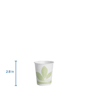 SOLO R53BB-JD110 Treated Paper Water/Refill Cup, 5 oz. Capacity, 2.5" x 2.8", Bare (Case of 3,000) view 3
