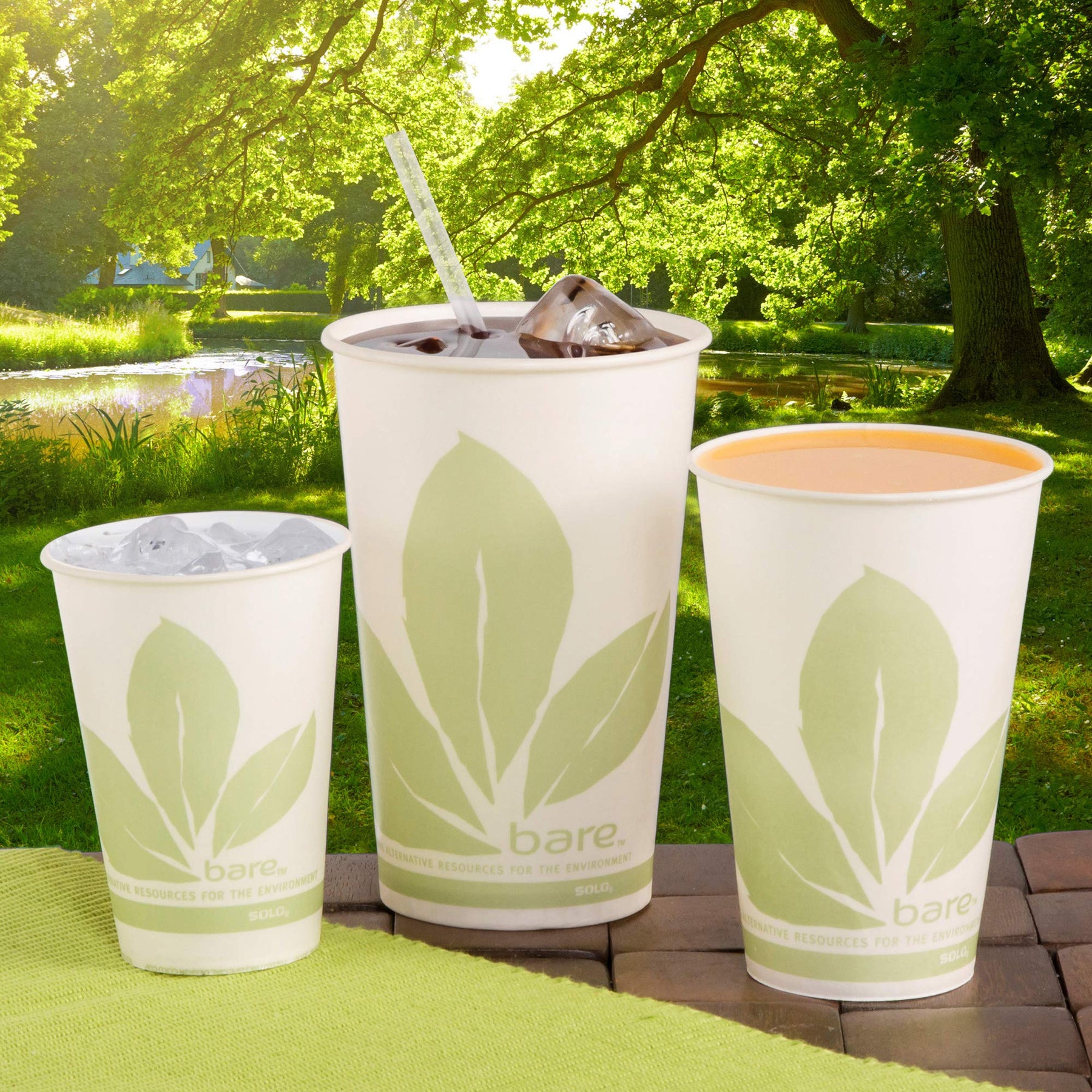 Solo R7BB-JD110 7 oz Bare Waxed Cold Cup (Case of 2000) view 2