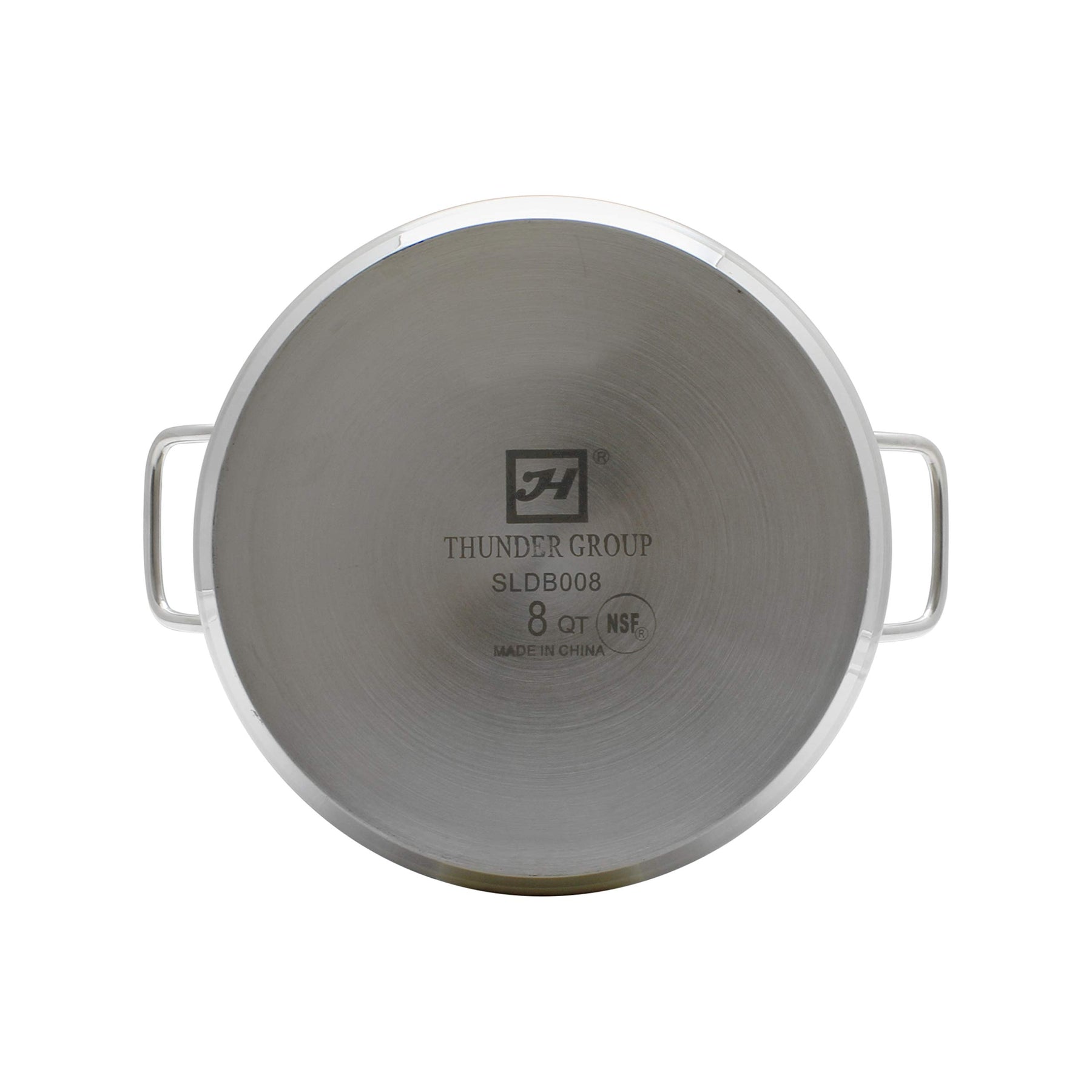 Thunder Group 8 quart 18/8 stainless steel double boiler (3 pcs set), comes in each view 5