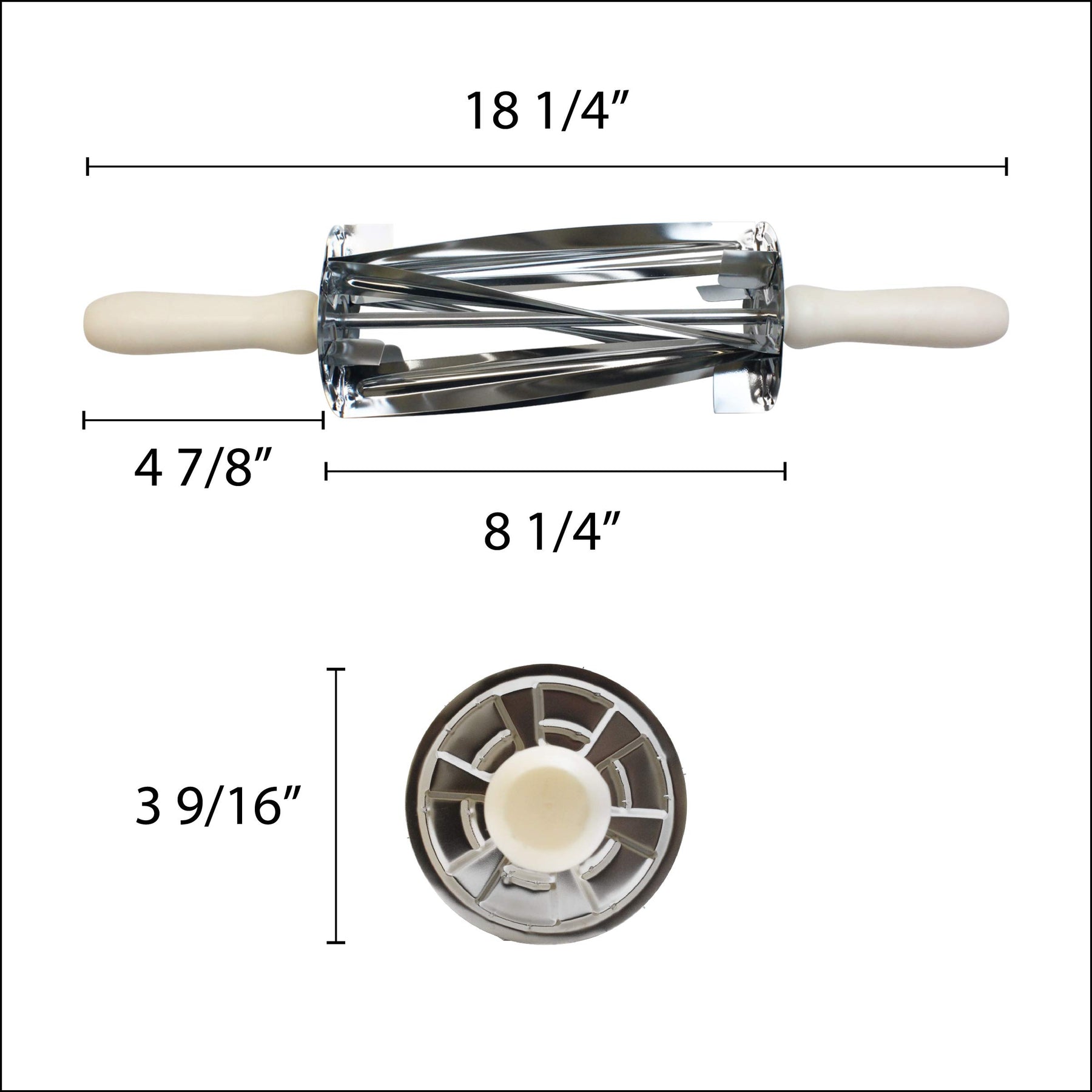 Thunder Group CRCCT038 Croissant Dough Cutter Stainless Steel view 2