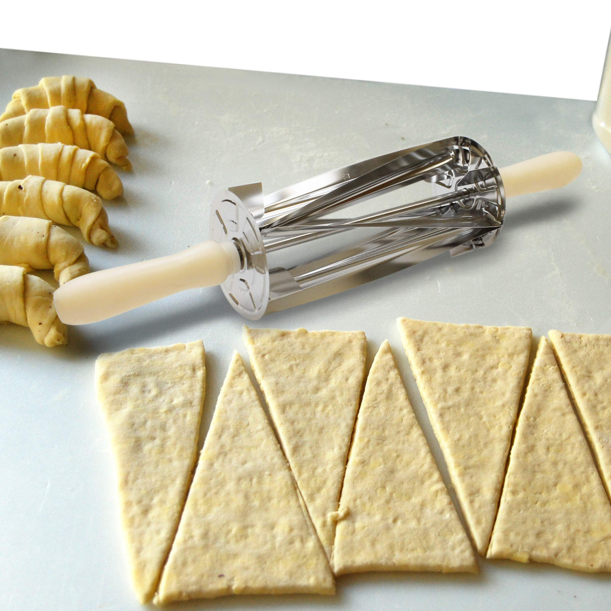 Thunder Group CRCCT038 Croissant Dough Cutter Stainless Steel view 5