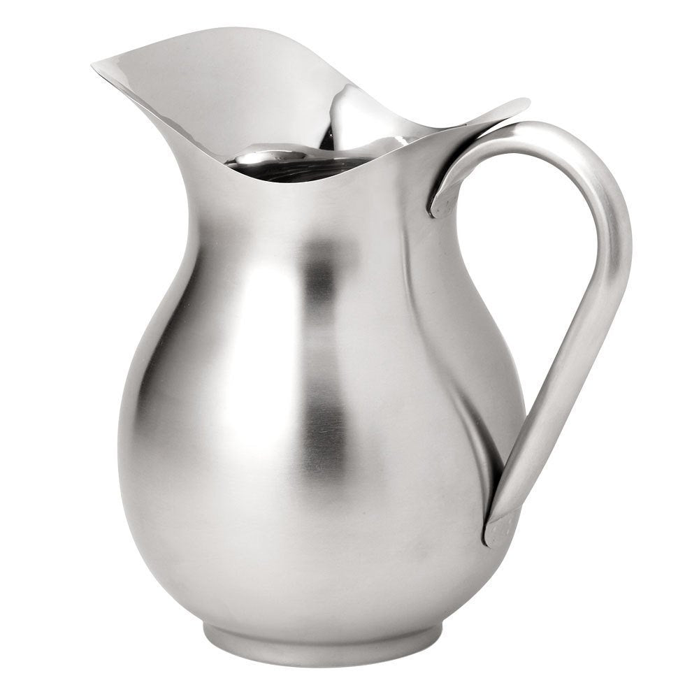 Vollrath 3-Quart Bell-Shaped Water Pitcher, Stainless Steel