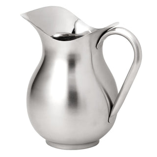 Vollrath 3-Quart Bell-Shaped Water Pitcher, Stainless Steel