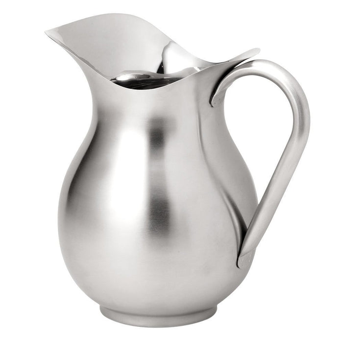 Vollrath 3-Quart Bell-Shaped Water Pitcher, Stainless Steel