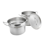 Thunder Group 20 quart 18/8 stainless steel double boiler (3 pcs set), comes in each view 3