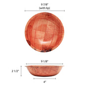 Thunder Group WDTSB010 Salad Bowl 10" Dia. X 2-1/2"H Woven Wood view 2