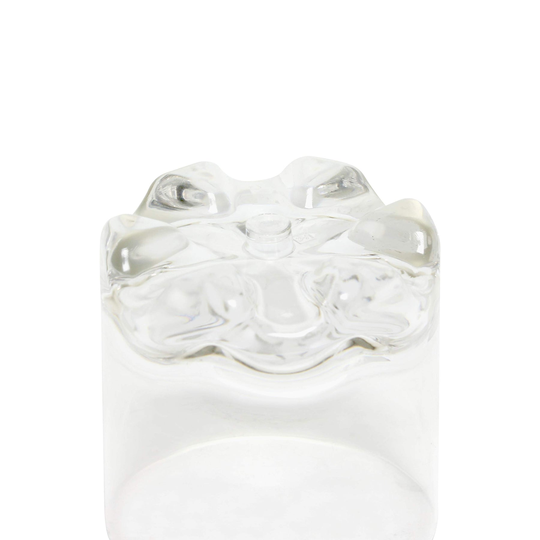 Thunder Group 12 oz rock glass, heavy base, stackable, polycarbonate, clear, comes in each view 3