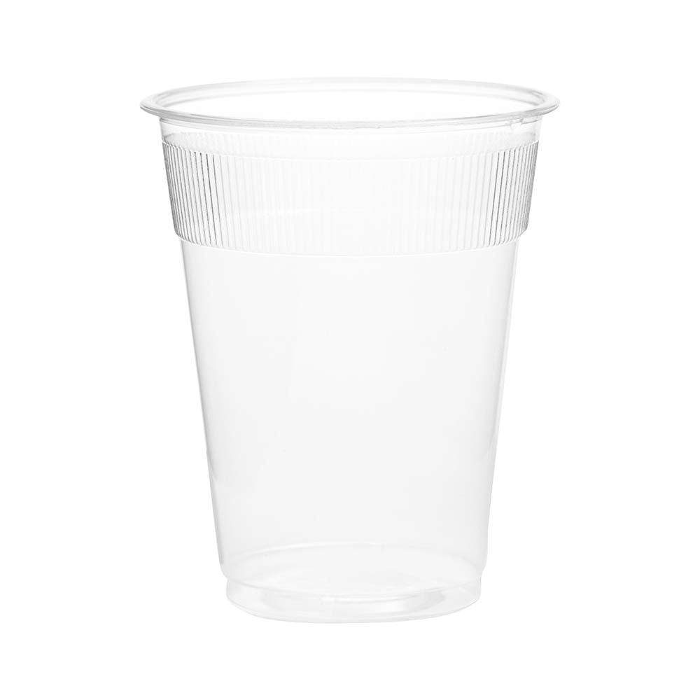 AP0900W 9 oz Translucent Wrapped Non-Logo Plastic Lodging Cup (Case of 1,000) view 2