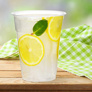 AP0900W 9 oz Translucent Wrapped Non-Logo Plastic Lodging Cup (Case of 1,000) view 3