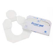 HOSPECO Discreet Seat Half-Fold Toilet Seat Covers, 14.25 X 16.5, White, 250/pack, 20 Packs/carton view 6