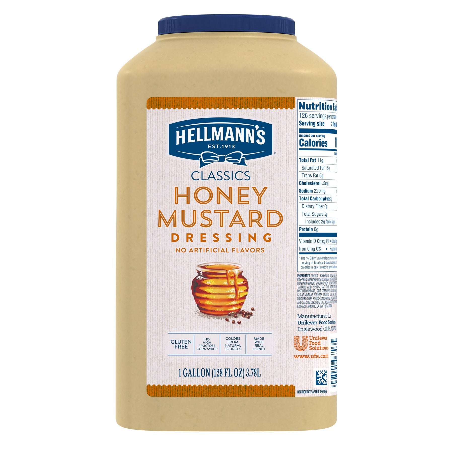 Hellmann's Salad Dressing, Honey Mustard, 128-Ounce view 2