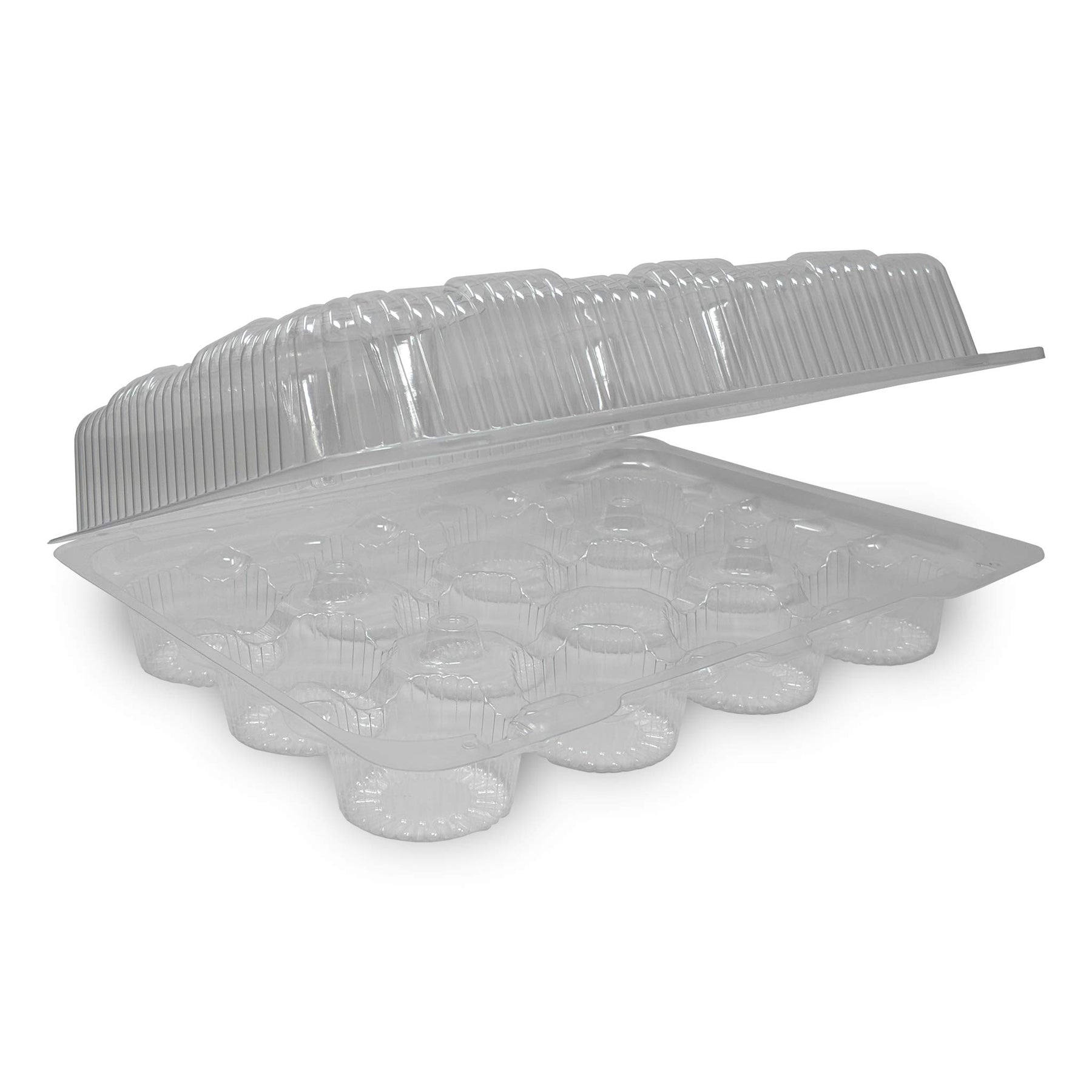 Detroit Forming LBH9222 Clear Hinged Cupcake or Muffin Container 100 Per Case view 4