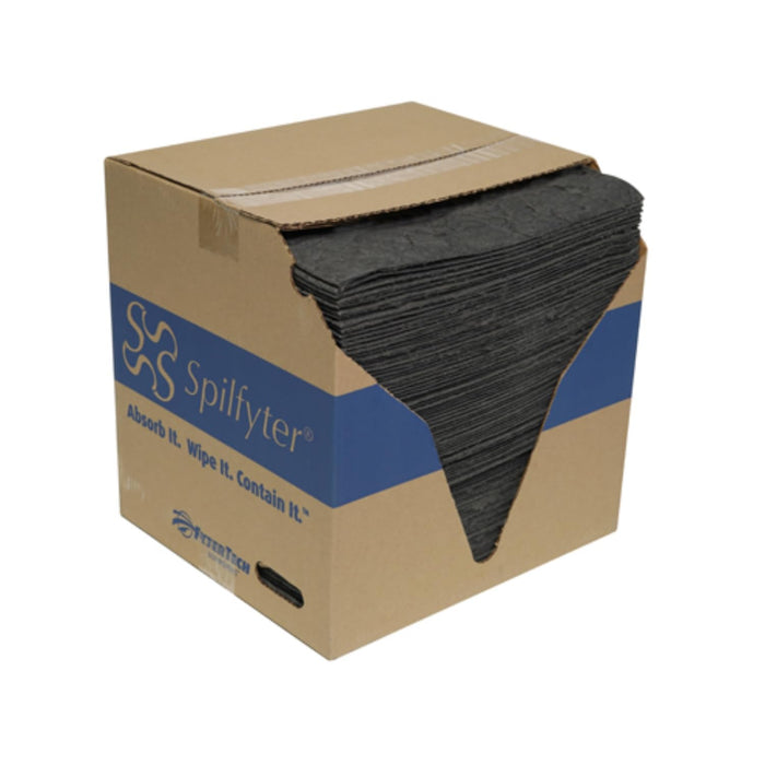 Spilfyter Premium Absorbent Pads, 16" x 18", 100 Count