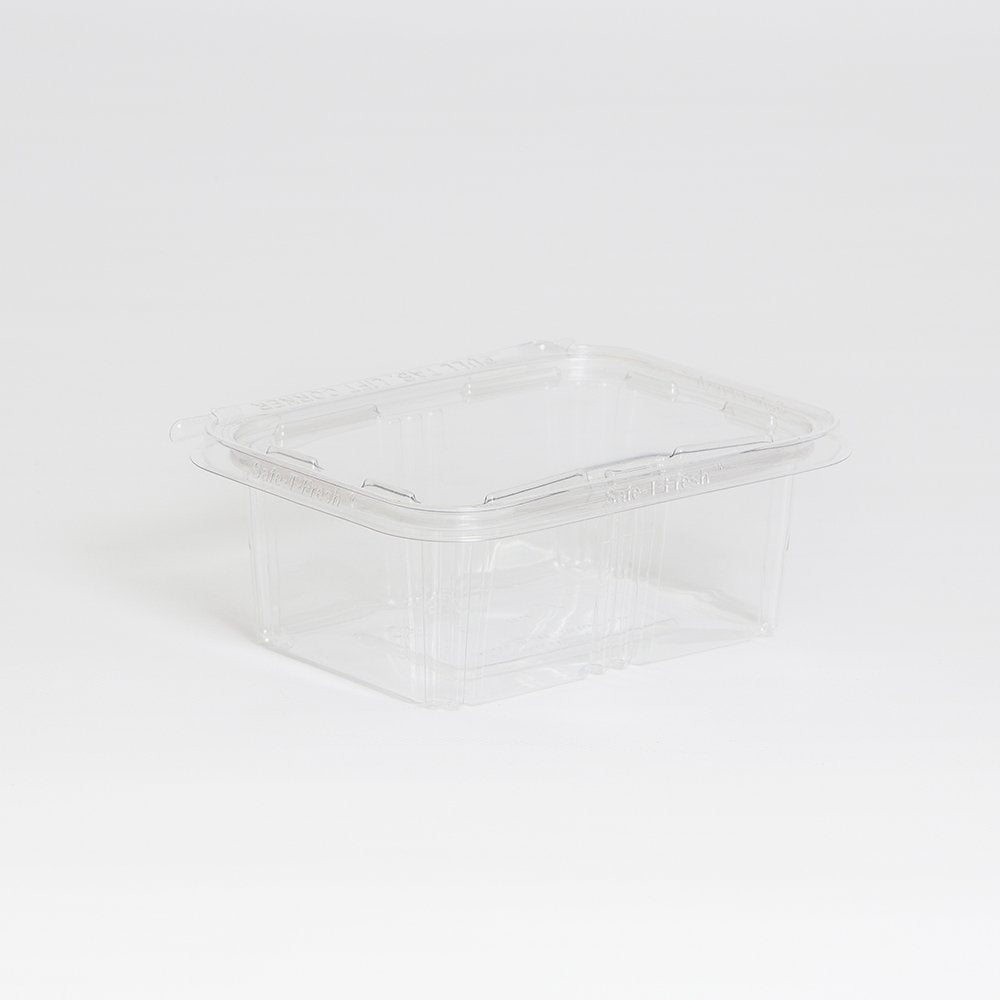 Inline Ts32 Safe T Fresh Tamper Evident 32 Oz Plastic Clear Hinged Container ... view 5