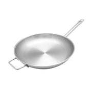 Thunder Group Stainless Steel Fry Pan, 12-Inch