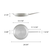 Thunder Group Stainless Steel Fry Pan, 12-Inch view 2