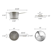Thunder Group Sauce Pan, 7-5/8-Quart view 2