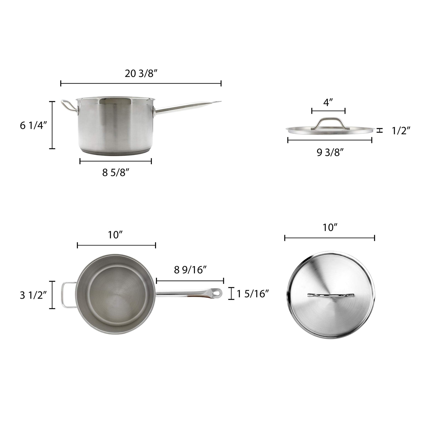 Thunder Group Sauce Pan, 7-5/8-Quart view 2