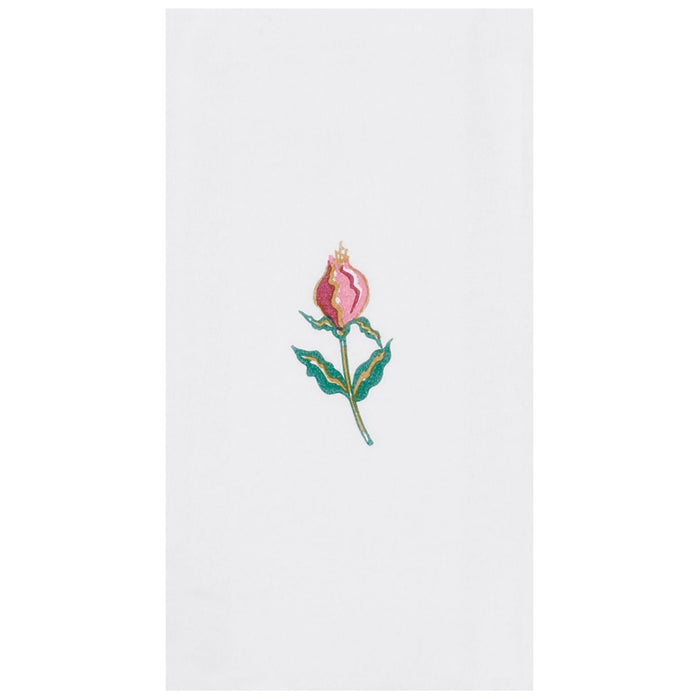 Hoffmaster 856515 Linen-Like Guest Towel, 1/6 Fold, 17" Length x 12" Width, Floral Mist (Case of 500)