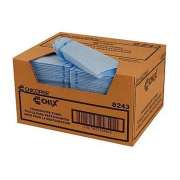 Chicopee Chix Blue/Blue Stripe Towels 150 Towels 1 CS 8243
