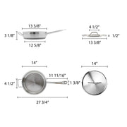 Thunder Group Saute Pan, 7-Quart view 2