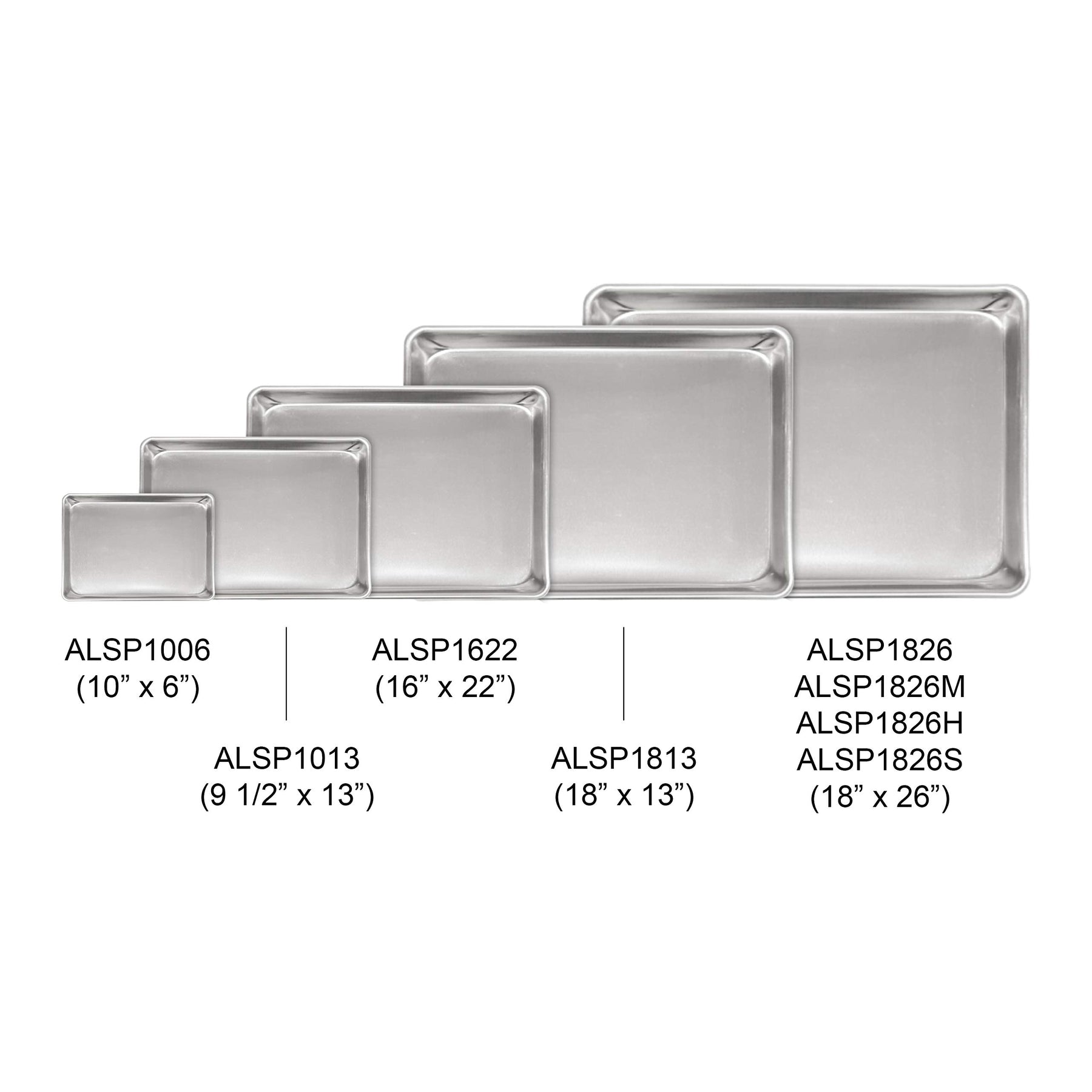 Thunder Group Excellanté 18" x 26" Full Size Aluminum Sheet Pan, 16 Gauge view 5