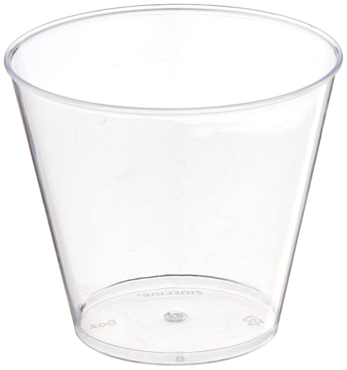Fineline Settings Savviserve Clear 5 oz Hard Plastic Tumbler-Squat, 500 Pieces