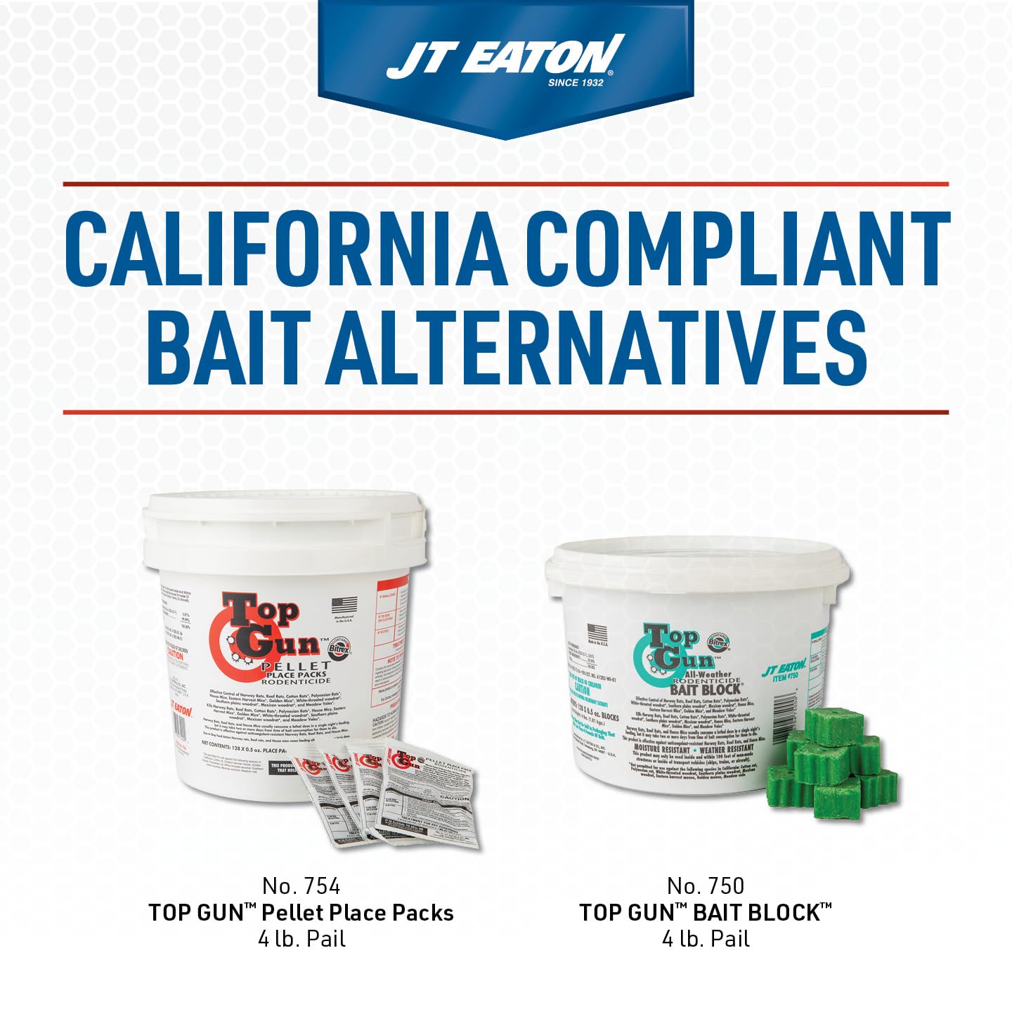 Bait Block Apple Flavor Rodenticide – 9 lb. Pail – Effective Rodent Control Bait Blocks – Long-Lasting and Easy to Use view 2