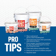 Bait Block Apple Flavor Rodenticide – 9 lb. Pail – Effective Rodent Control Bait Blocks – Long-Lasting and Easy to Use view 5