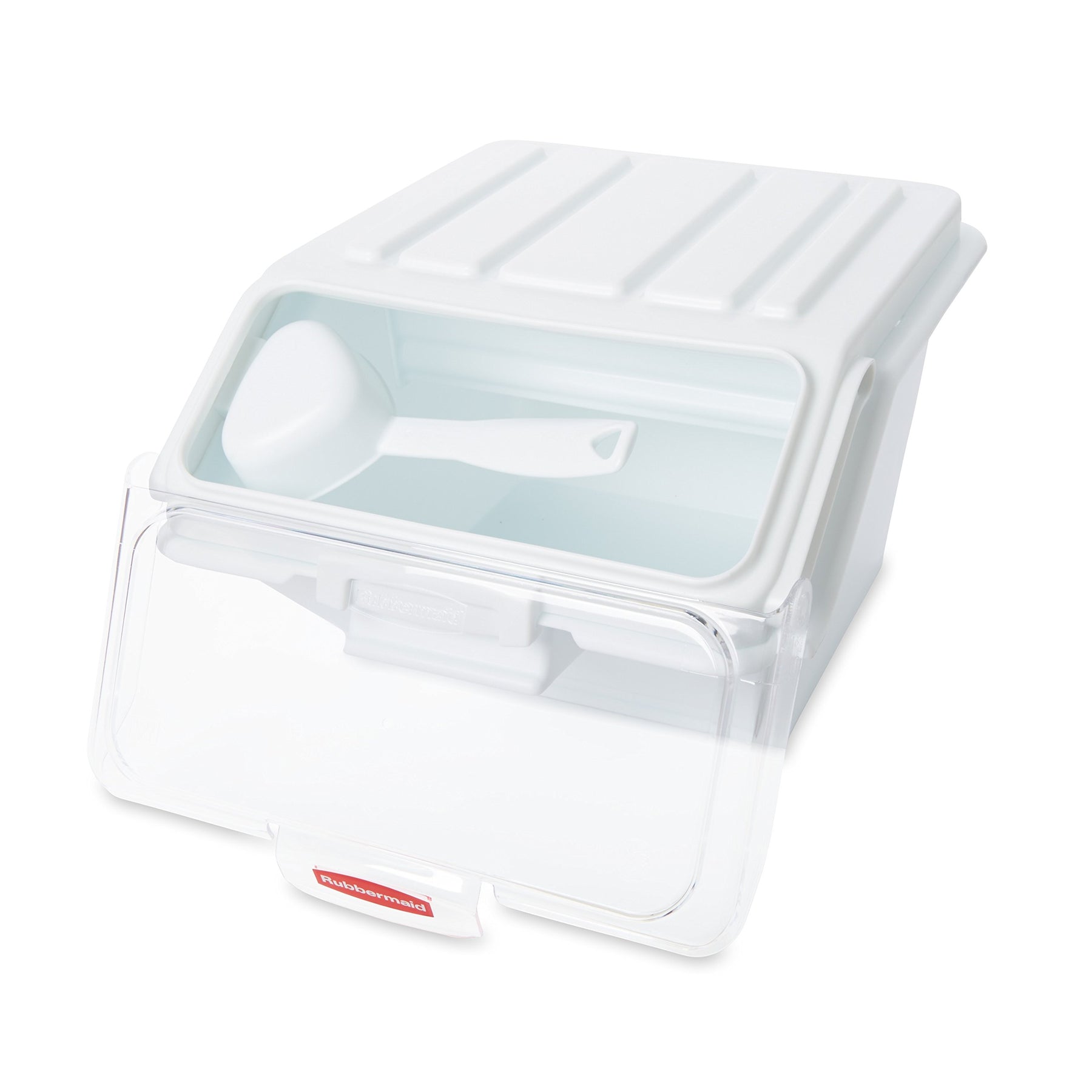 Rubbermaid Commercial Products ProSave Shelf Food Ingredient Bin with Scoop 40-Cup White Kitchen Food Storage Sugar/Grains/Rice/Baking Supplies view 4