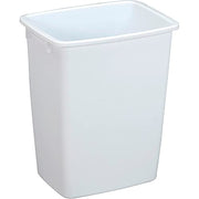 Rubbermaid FG2806TPWHT 36 Quart White Open Wastebasket view 3